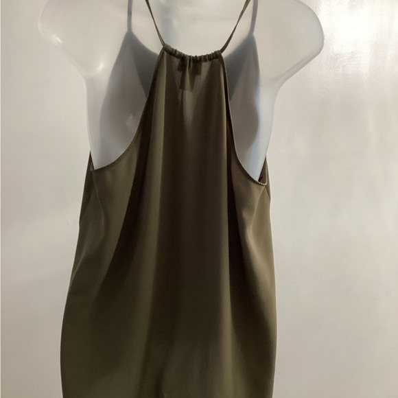 Loft Women’s Sleeveless Khaki Blouse - Medium - Picture 2 of 6